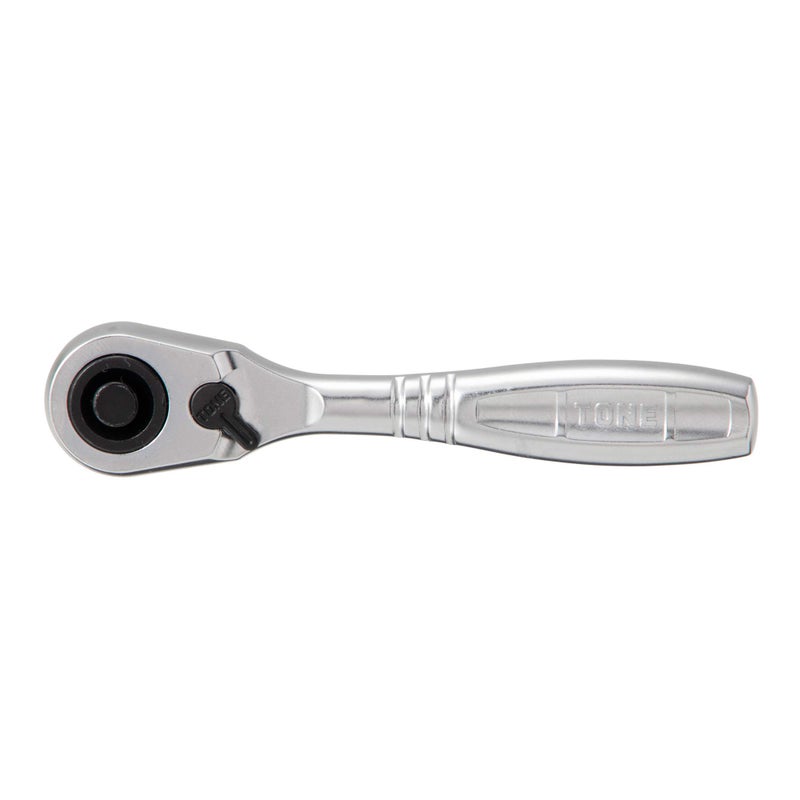 TONE Short Ratchet Handle Compact Head (Socket Hold Type) RH3CHS 3/8" Inch Drive - Image 3